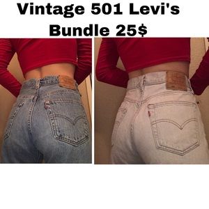 Two Levi’s 501